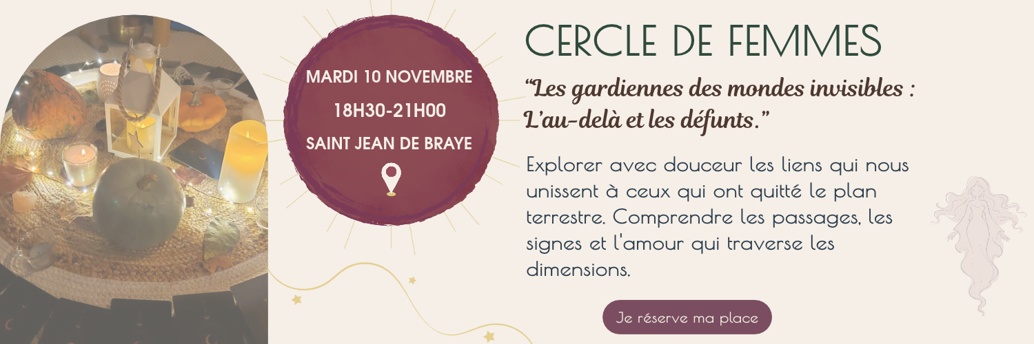 Cercle de femmes Orléans l'au-delà