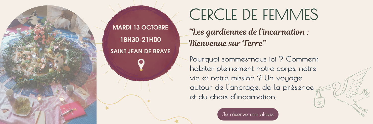 Cercle de femmes incarnation Fanny TALBOT