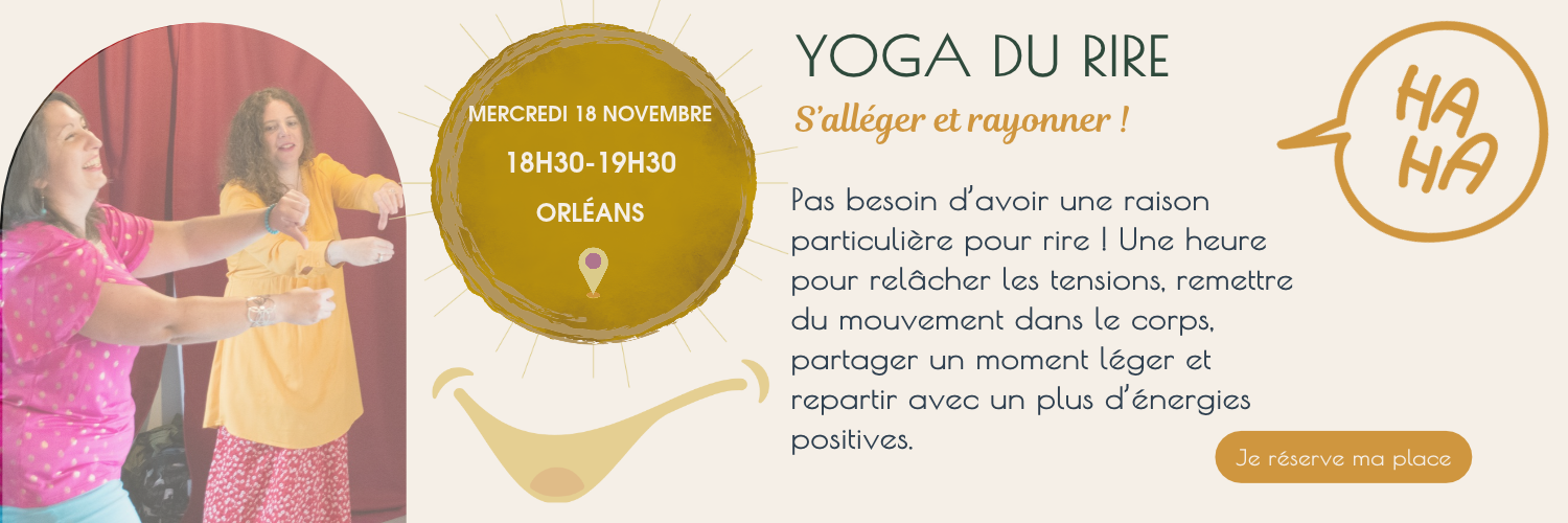 Yoga du rire à Orléans avec Fanny TALBOT